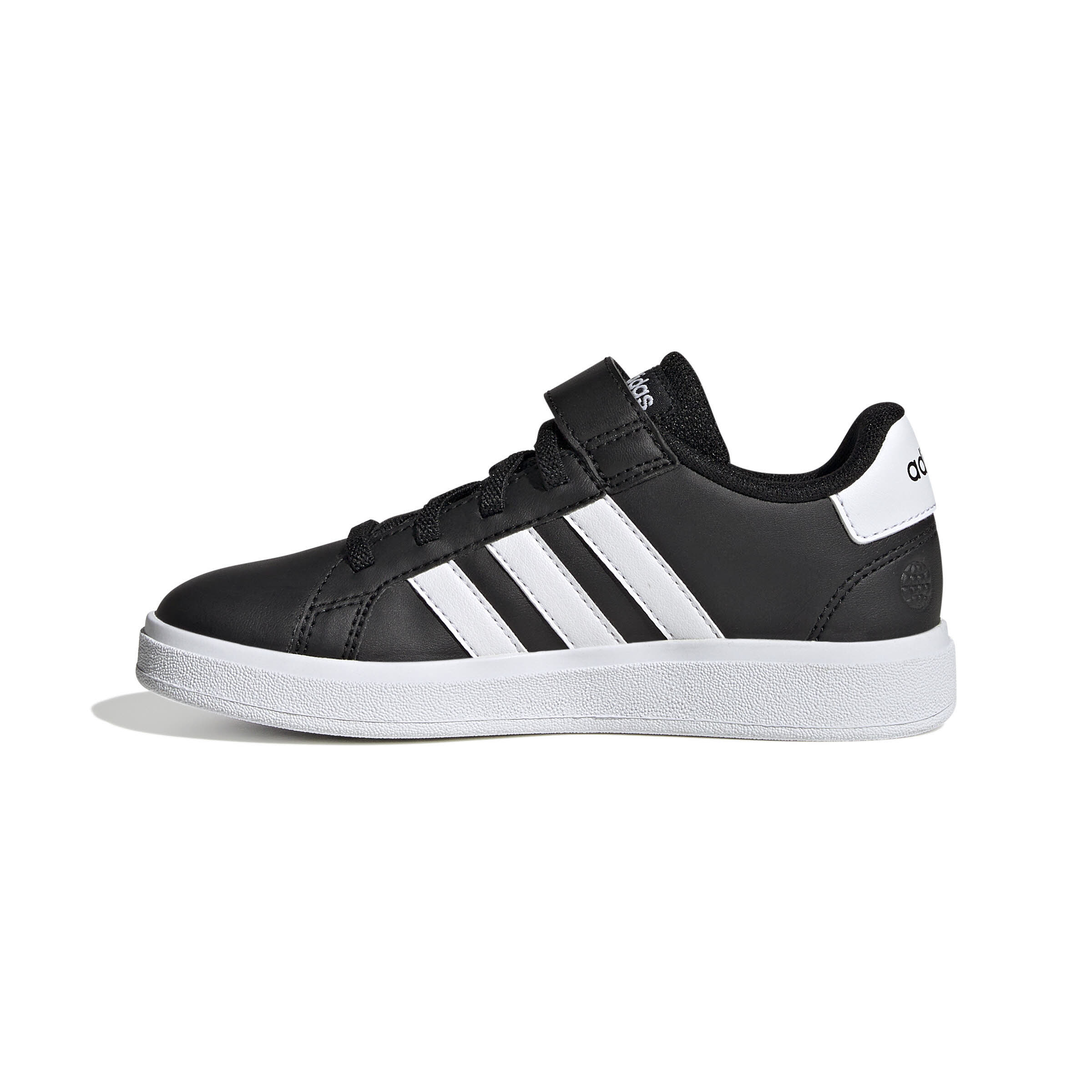 adidas Grand Court Lifestyle Jungen Top Strap Schuh Lifestyle Schuh schwarz