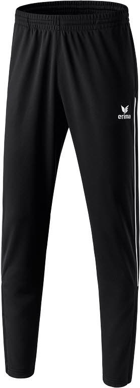 erima trainings pants with piping Herren Fußballhose Trainingshose schwarz NEU