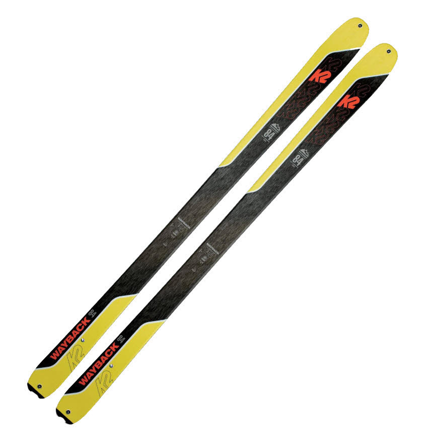 K2 Wayback 84 Herren Tourenski ohne Bindung Backcountry Touringski yellow NEU