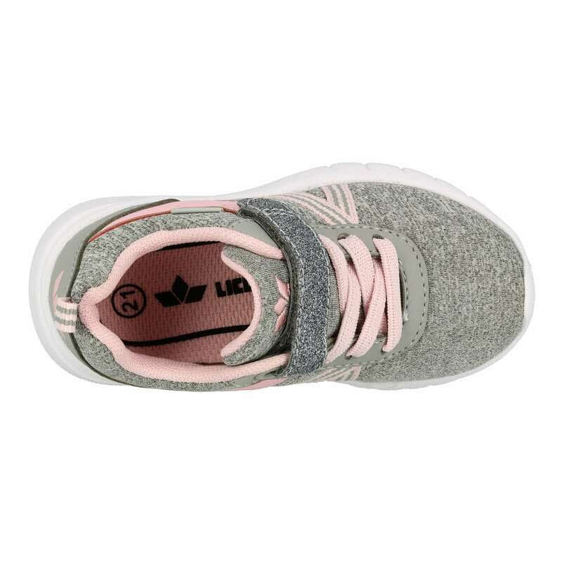 Lico Cakes V Mädchen Slipper Sneaker Freizeitschuhe Klettverschluß grau/rosa NEU