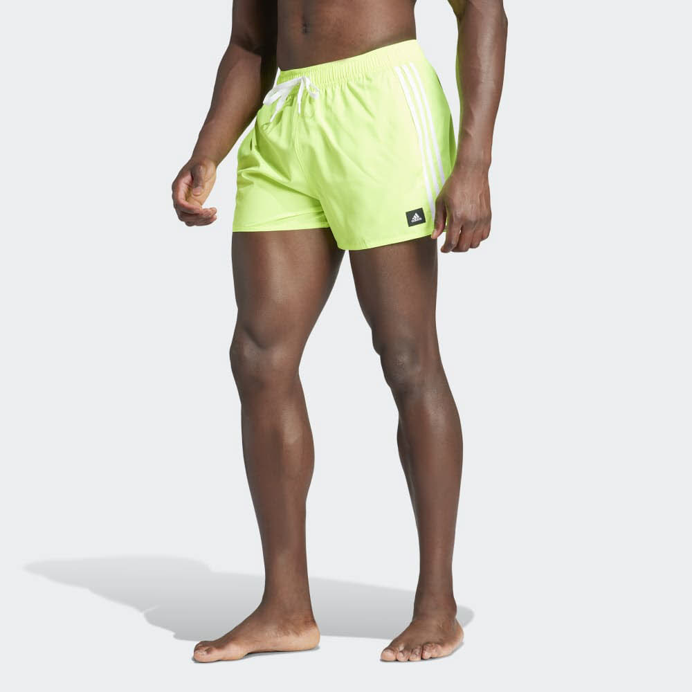 adidas 3-STREIFEN CLX Herren Badeshorts Badehose grün