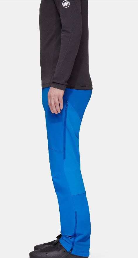 Mammut Aenergy SO Hybrid Pants Herren Trekkinghose gefüttert Wanderhose blau