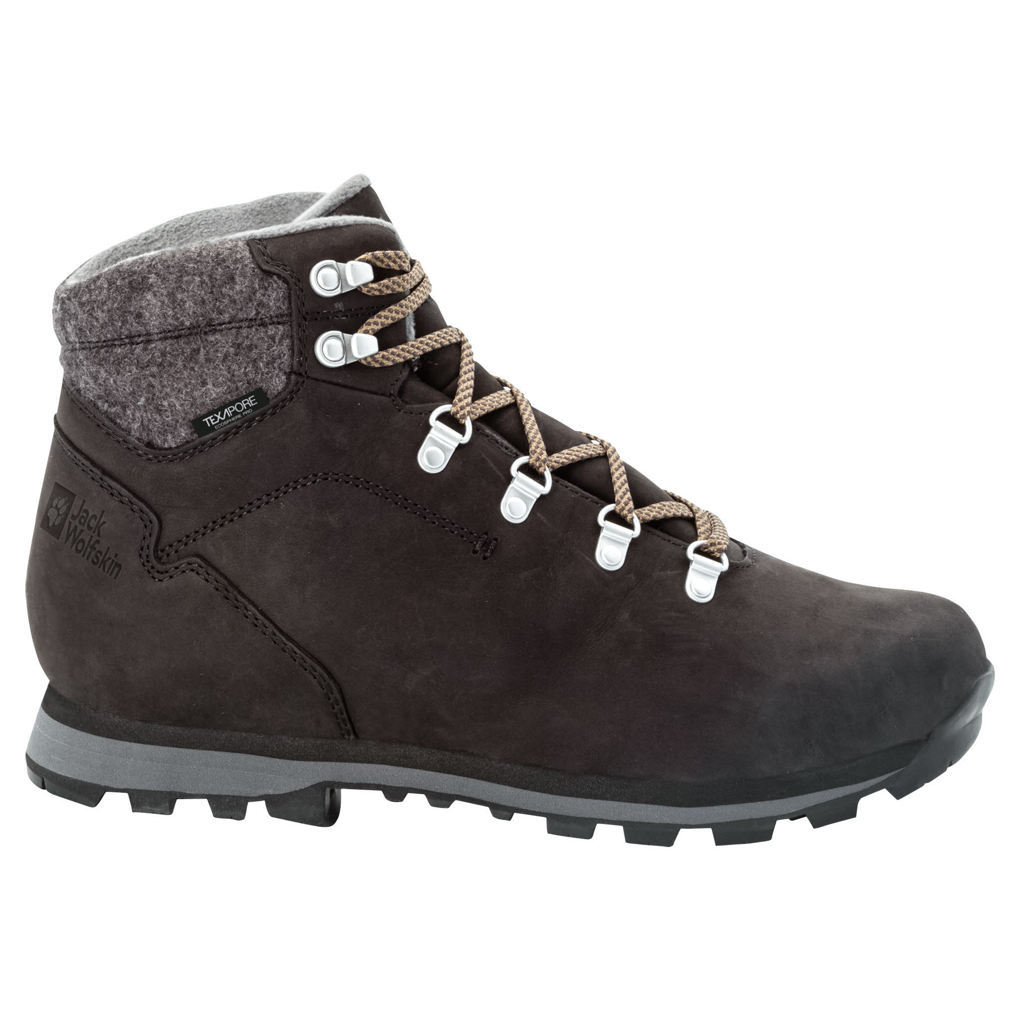 Jack Wolfskin Thunder Bay Texapore Mid M Winterschuh Herren dunkelgrau