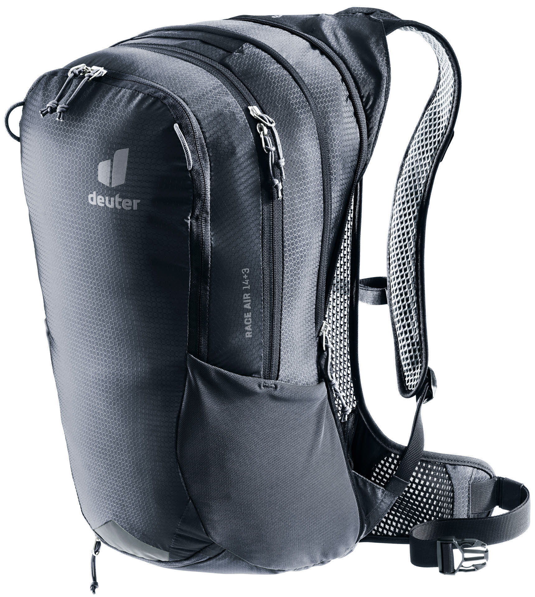 Deuter Race Air 14+3 Unisex Rucksack Fahrradrucksack schwarz