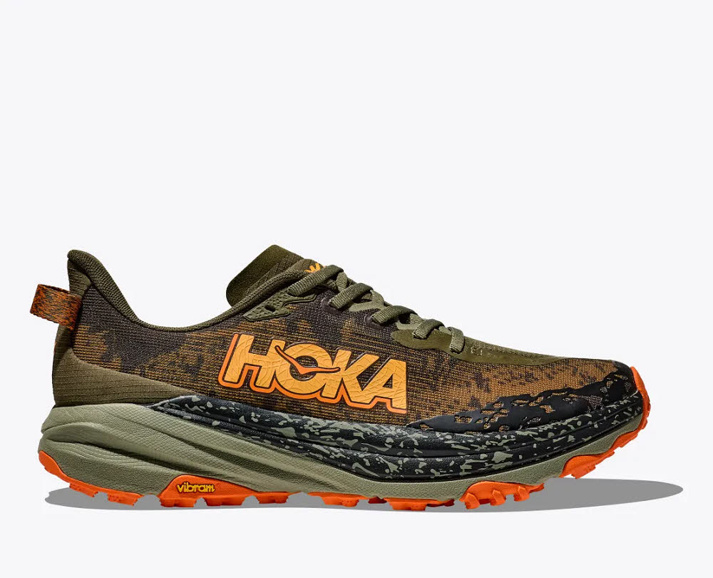 Hoka Speedgoat 6 Herren Laufschuhe Joggingschuhe olive