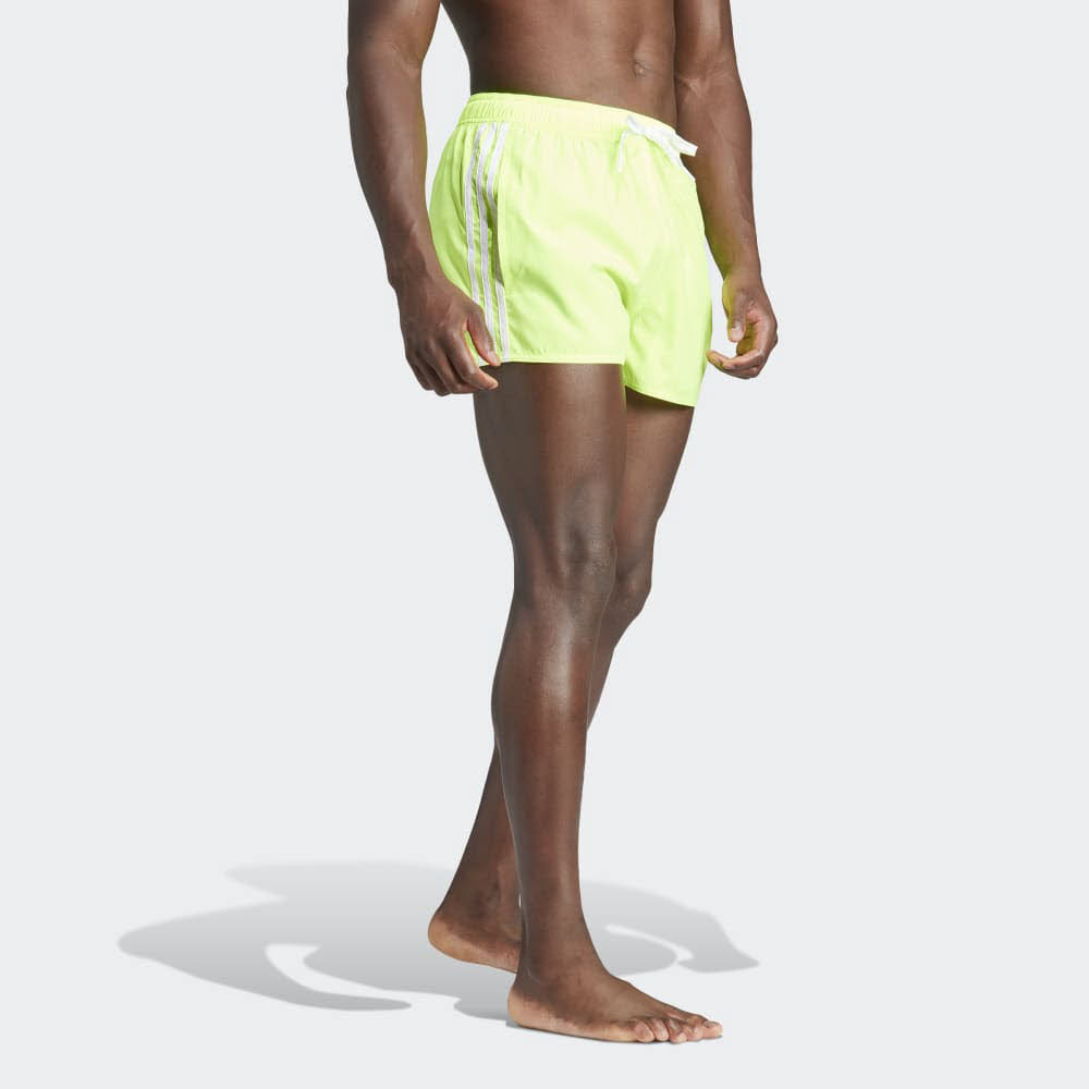 adidas 3-STREIFEN CLX Herren Badeshorts Badehose grün