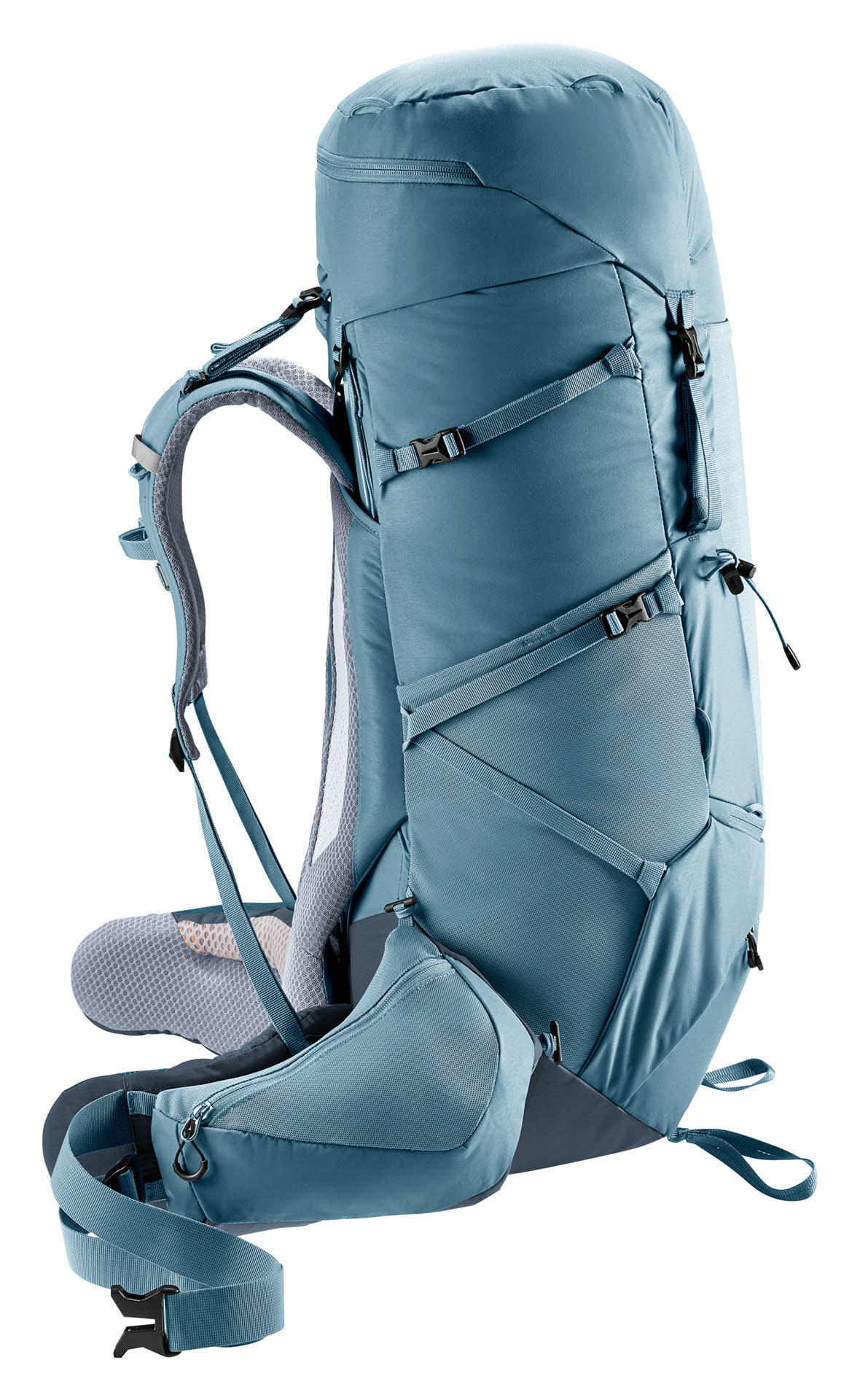 Deuter Aircontact Core 60+10 Unisex Rucksack Wanderrucksack Trekkingrucksack blau