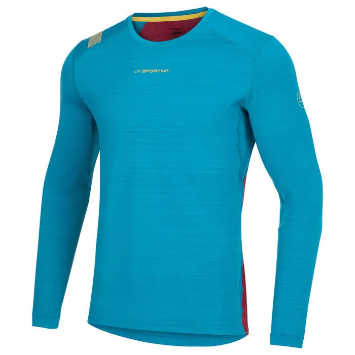 La Sportiva Tour Sleeve Herren Langarmshirt Funktionsshirt Blau Rot