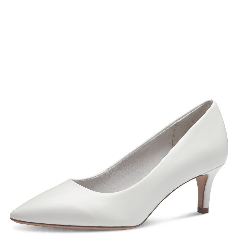 Tamaris Damen Pumps Modeschuhe white matt NEU