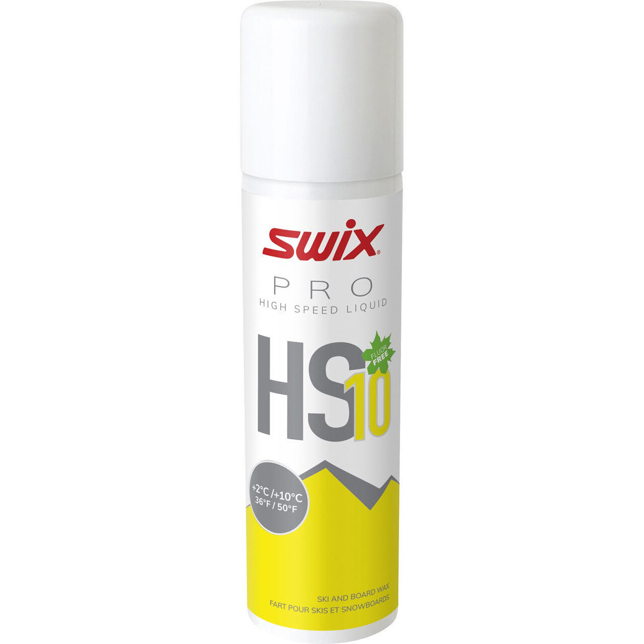 Swix HS10 Liq Yellow Wachsspray Flüssigwachs 2°C bis 10°C NEU