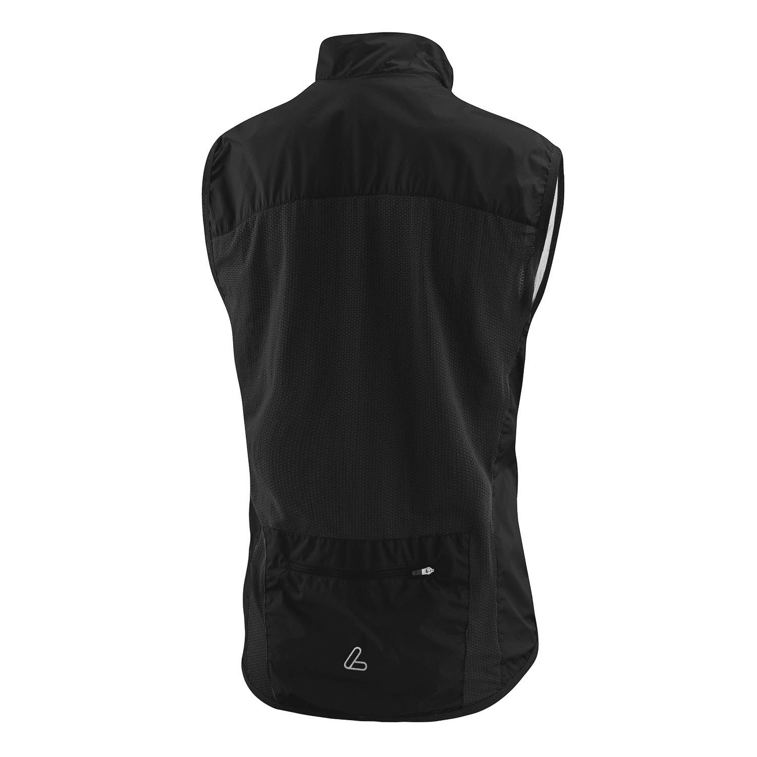 Löffler W BIKE VEST CF WPM POCKET Radweste Windweste Damen schwarz