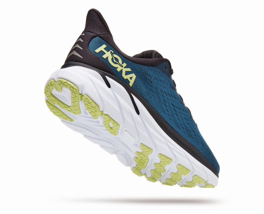 Hoka Clifton 8 Laufschuh Running Outdoor Sport Herren blau NEU