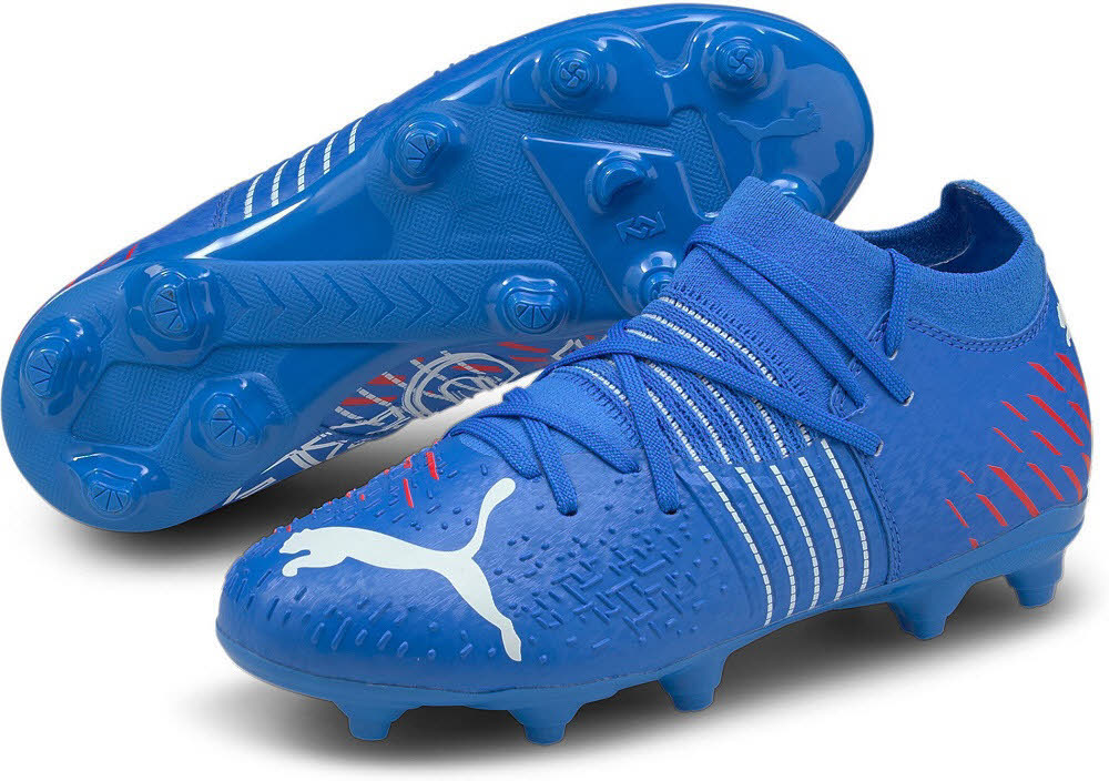 Puma FUTURE Z 32 FGAG Jr Kinder Fußballschuhe Stollenschuhe blau