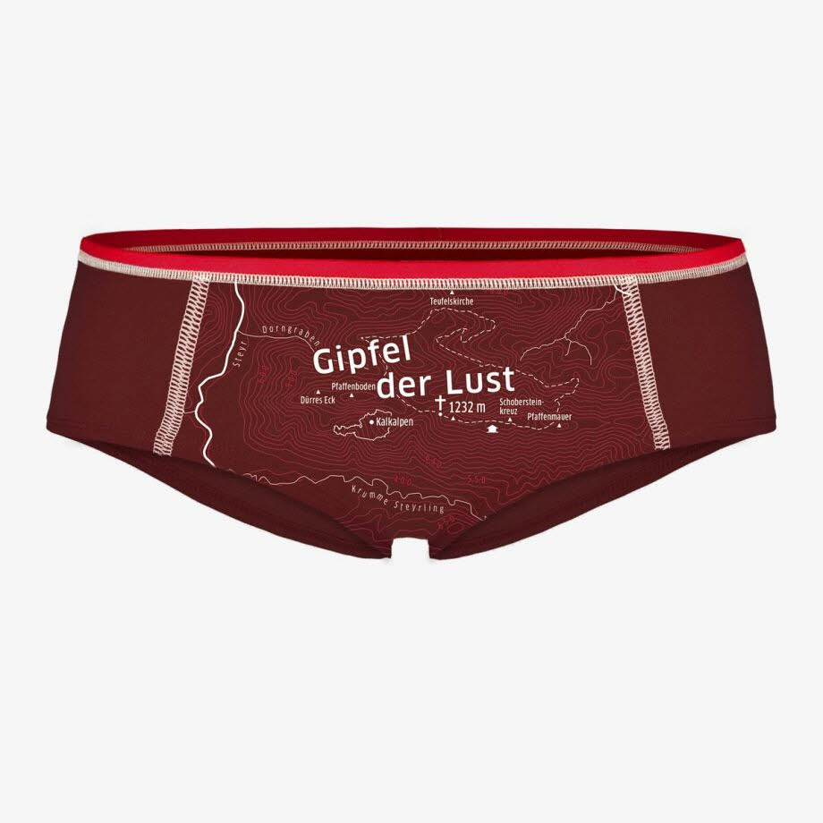 EIN SCHÖNER FLECK ERDE Hipster GIPFEL DER LUST Unterhose Damen rot Neu