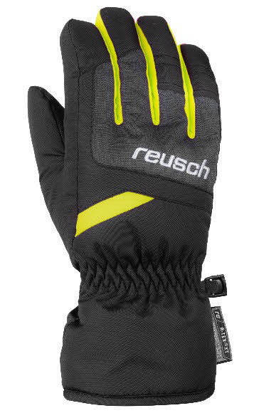 Reusch Bennet R-Tex XT Junior Kinder Handschuhe Skihandschuhe black/yellow NEU