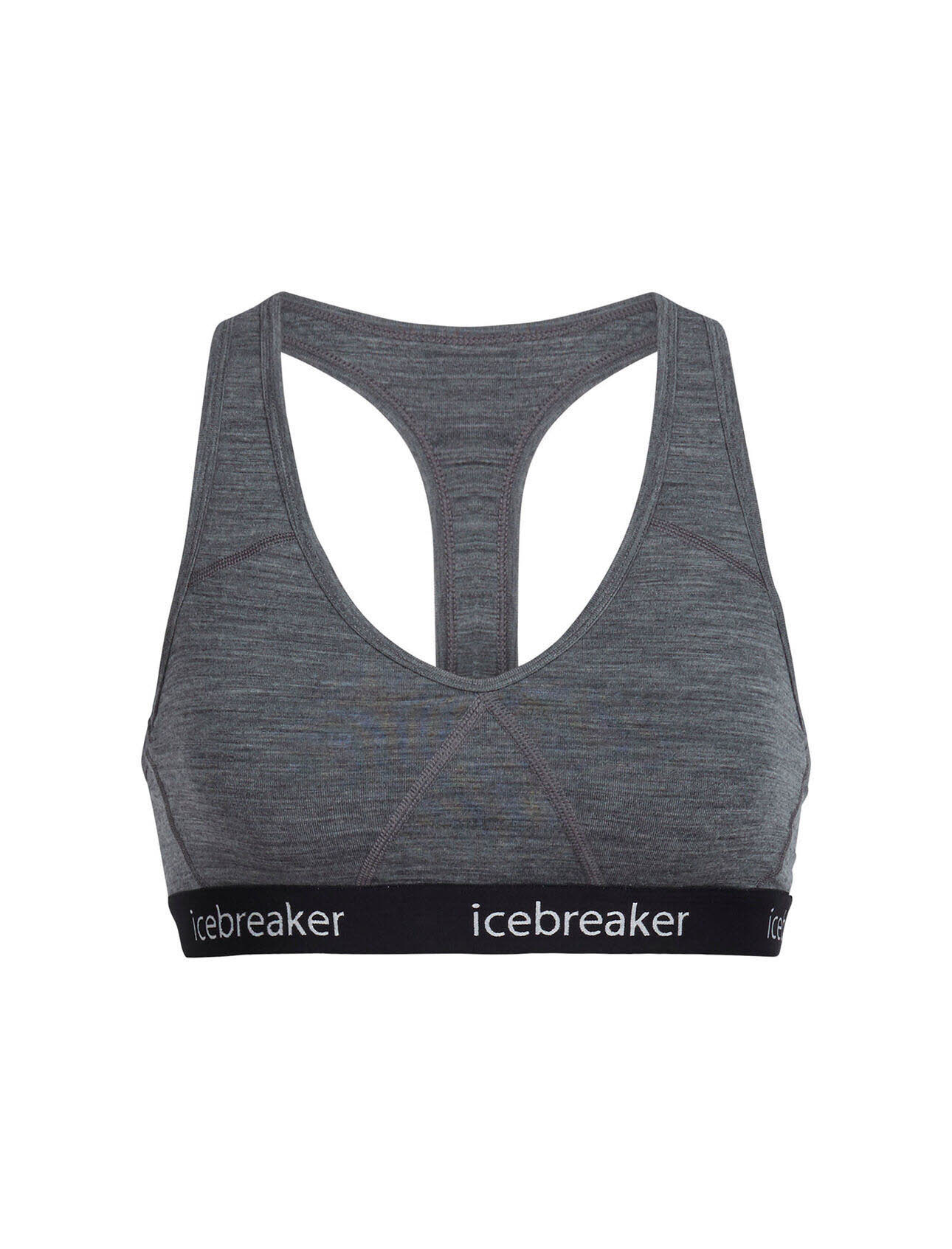 Icebreaker Sprite Racerback Bra Damen Sport-BH Unterwäsche Merino stone NEU