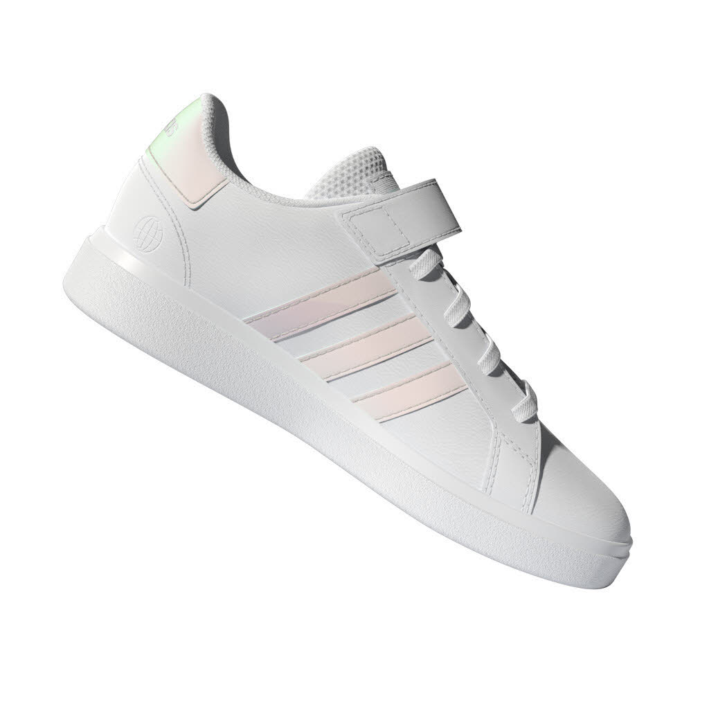 adidas Grand Court Lifestyle Mädchen Top Strap Schuh Lifestyle Schuh weiß