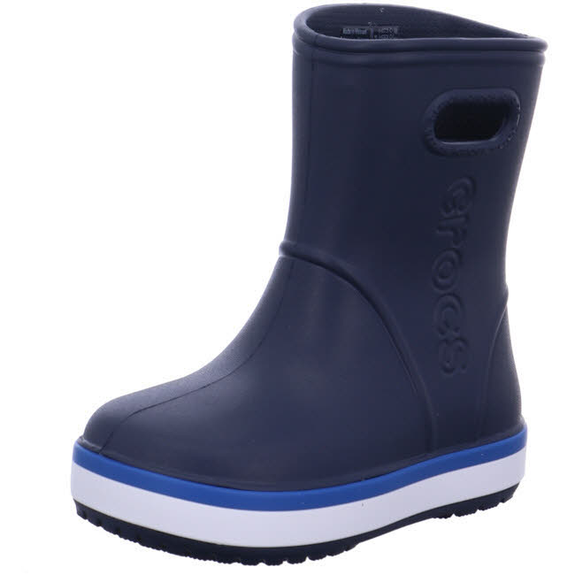 CROCS Crocband Gummistiefel ungefüttert Jungen Regenstiefel Outdoor Blau NEU