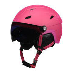 WJ-2 KIDS SKI HELMET WITH VISOR Mädchen Skihelm Snowboardhelm pink NEU