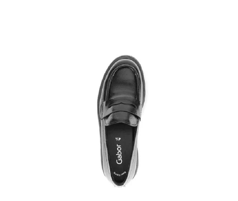 Gabor Loafer Damen Slipper Halbschuhe Modeschuhe schwarz