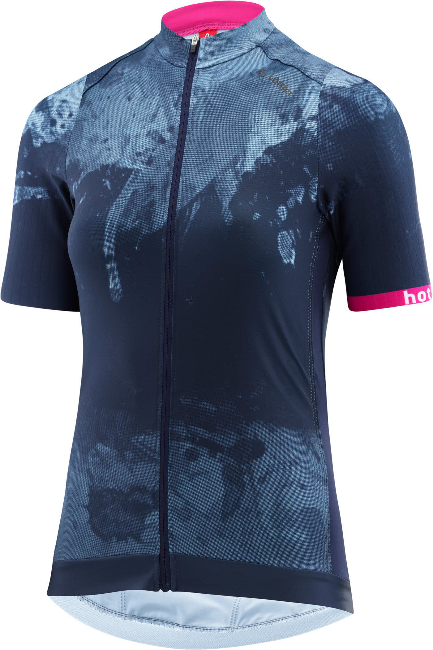 Löffler W BIKE JERSEY FZ BIRDY HOTBOND Damen Radtrikot Radshirt blau NEU