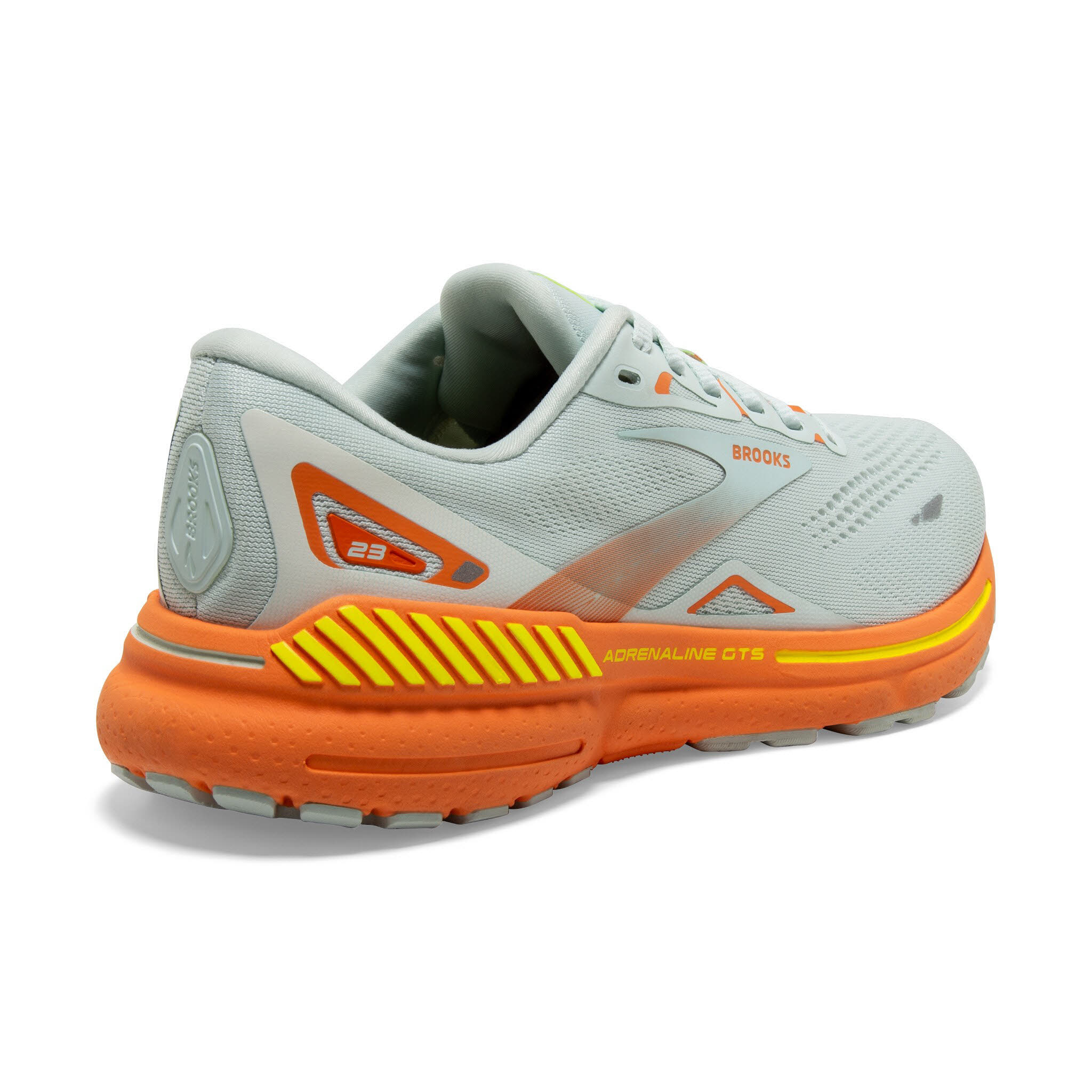 Brooks Adrenaline GTS 23 Laufschuh Joggingschuh Damen hellgrau orange