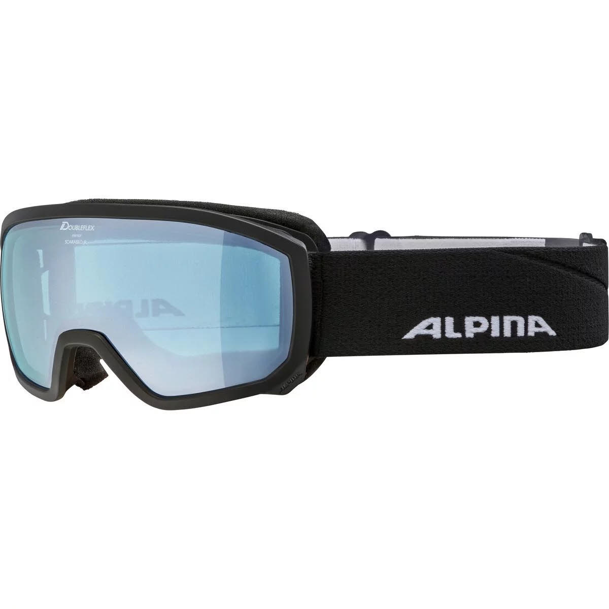 Alpina Scarabeo JR. Q-Lite Skibrille verspiegelt schwarz