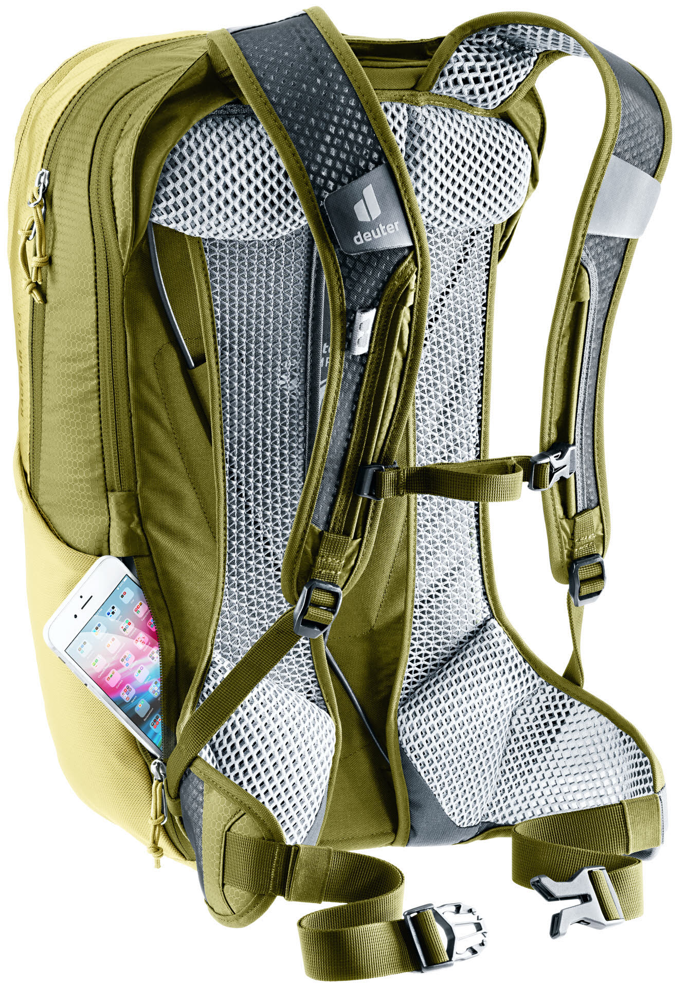 Deuter Race Air 14+3 Unisex Rucksack Fahrradrucksack grün