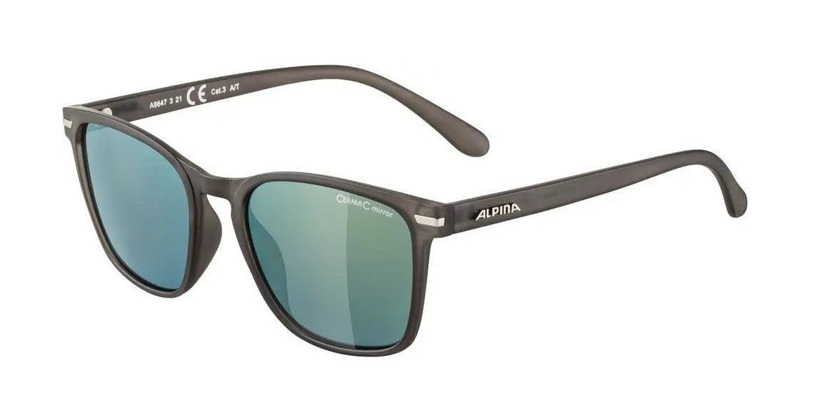 Alpina YEFE Unisex Sonnenbrille Sportbrille grau