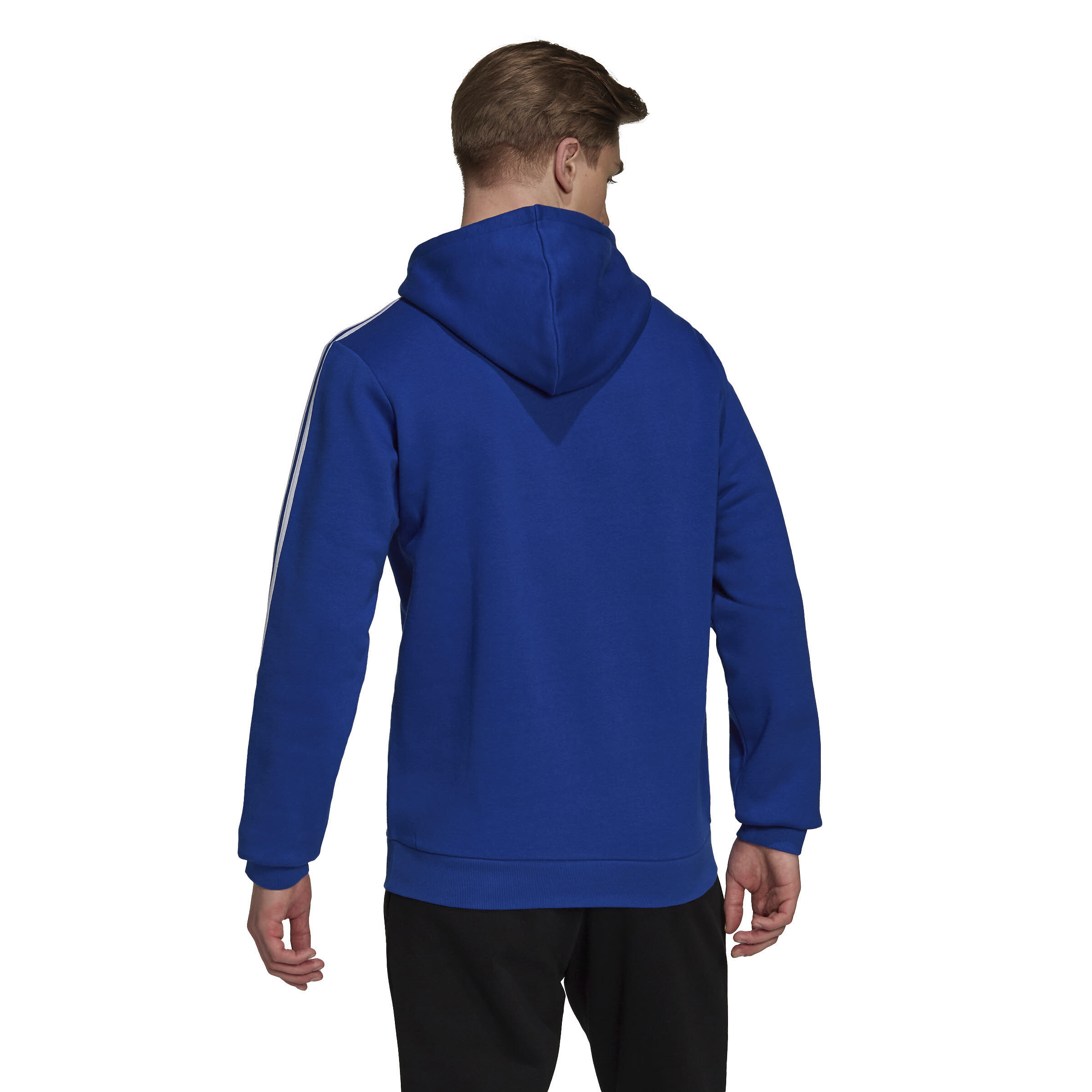 adidas sportswear Herren Kapuzenpullover Blau Weiß