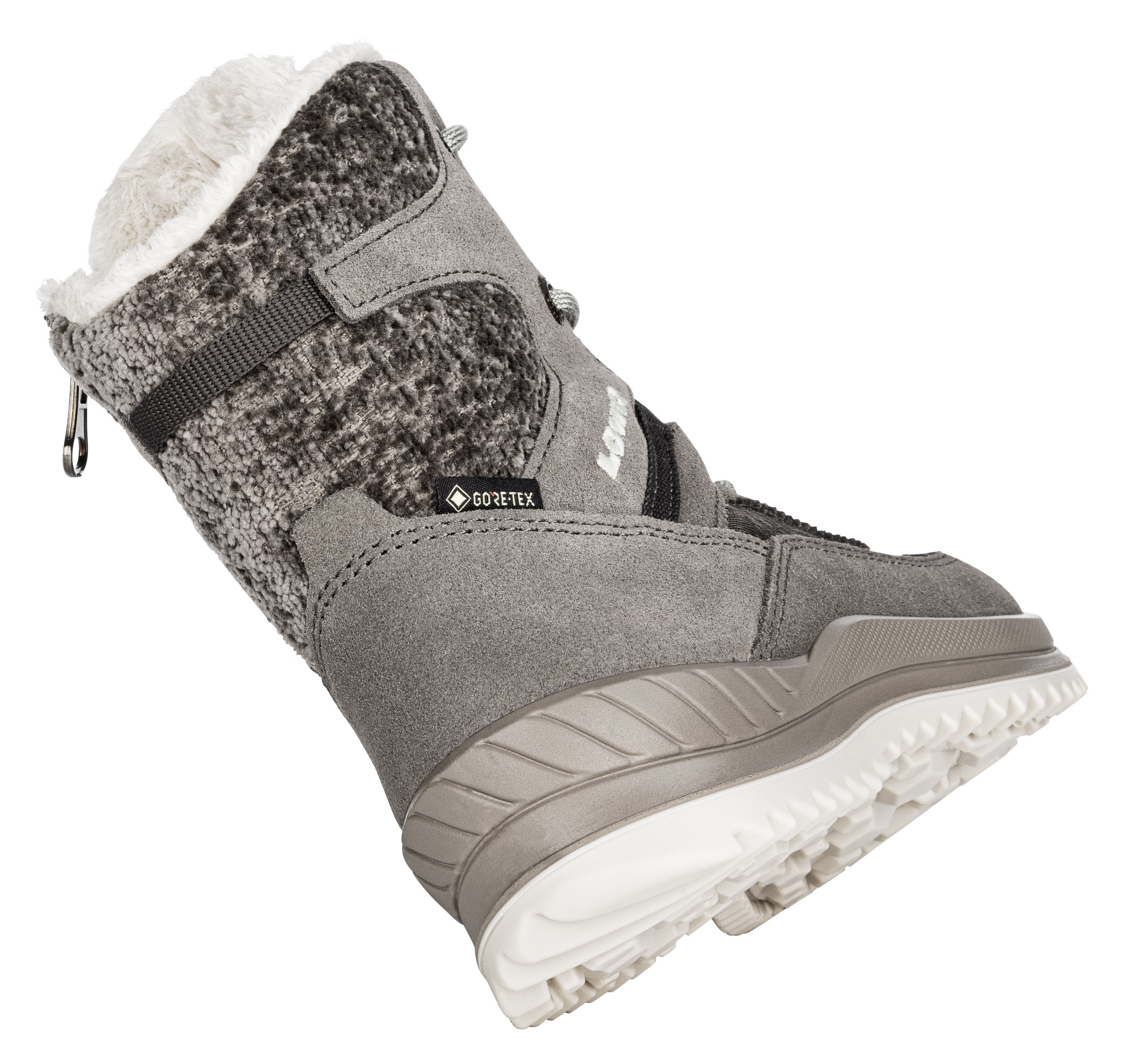 Lowa ELLA GTX Winterschuhe Winterstiefel Kinder Mädchen grau beige