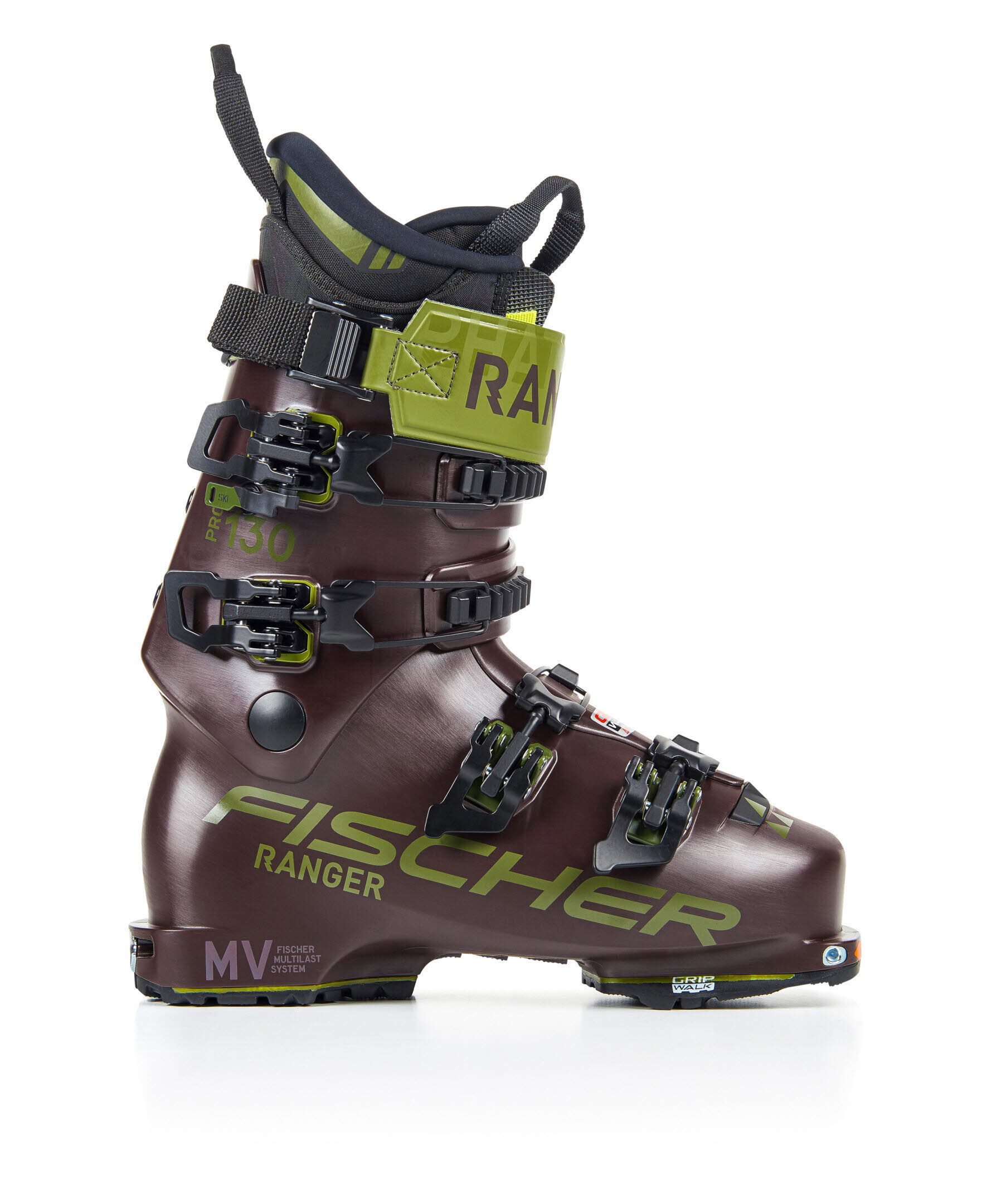 Fischer Ranger Pro 130 GW DYN Herren Ski Alpin Skischuhe Wintersport 22/23 braun