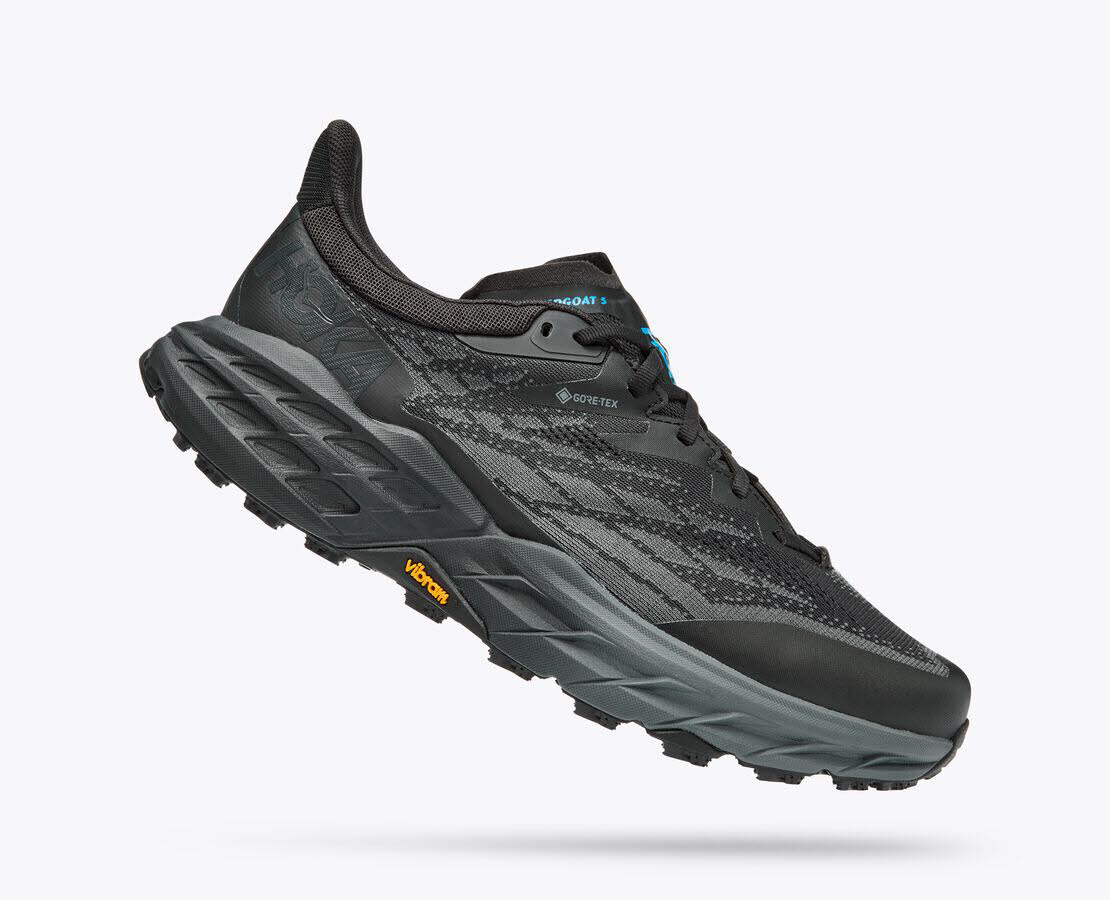 HOKA Speedgoat 5 GTX Herren Wanderschuh Trailrunningschuh schwarz