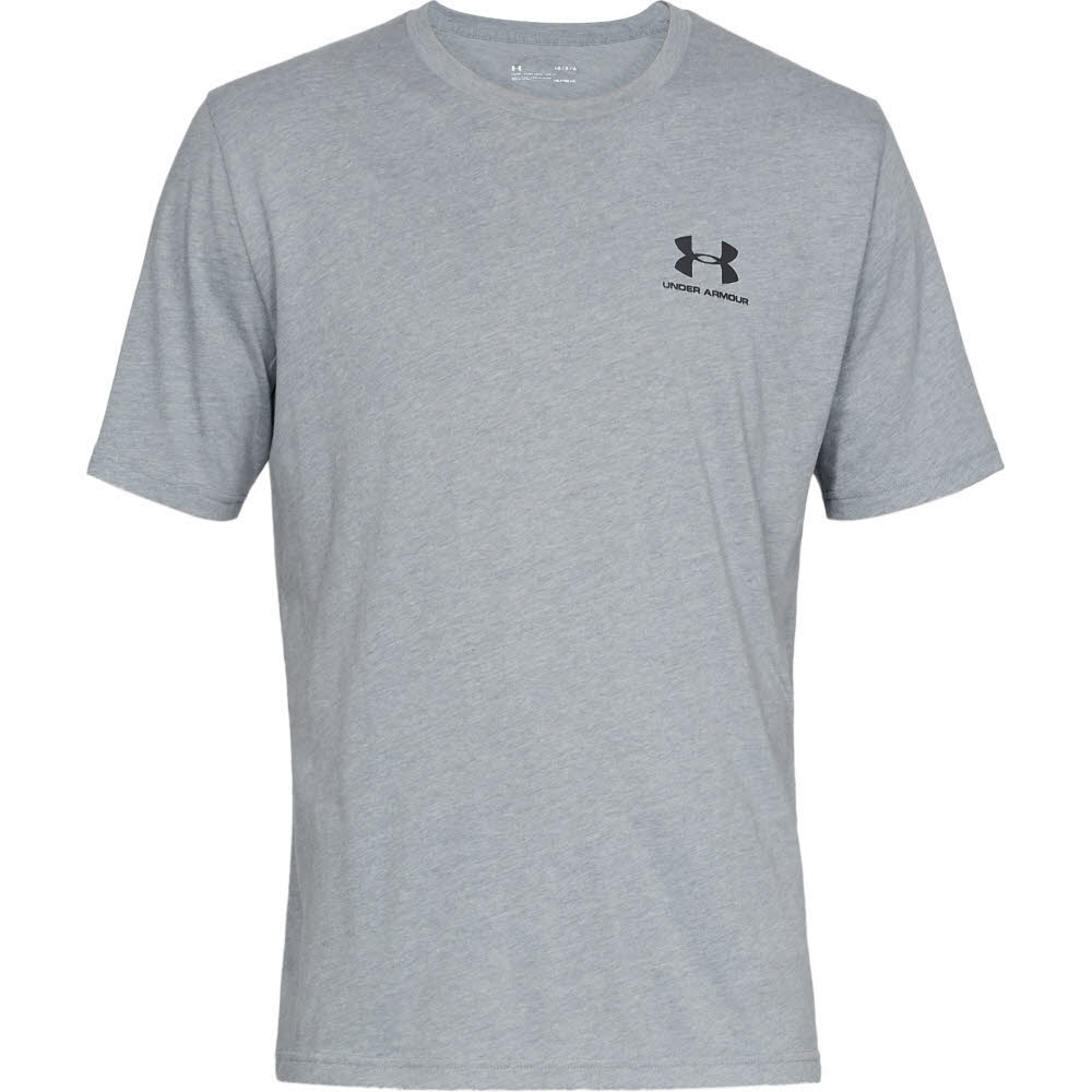 Under Armour Sportstyle Left Chest Logo Herren T-Shirt grau