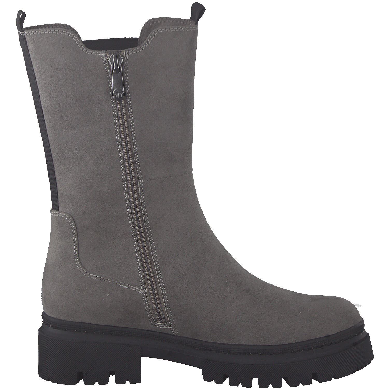 Marco Tozzi Stiefelette ungefüttert Chelsea Boots Modeschuhe Damen grau NEU