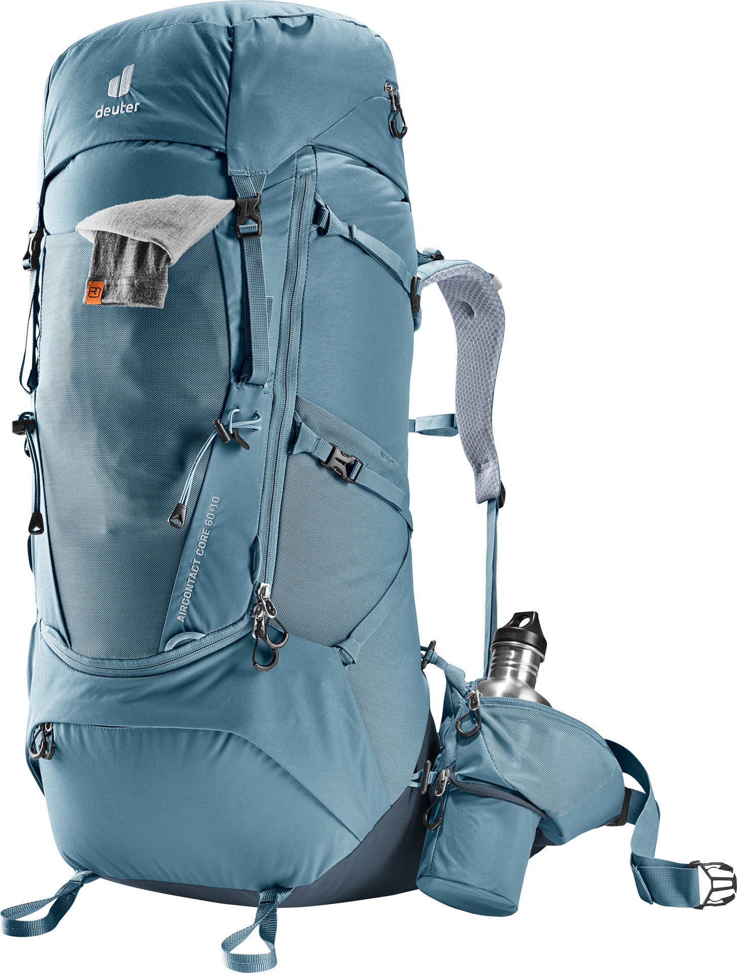 Deuter Aircontact Core 60+10 Unisex Rucksack Wanderrucksack Trekkingrucksack blau