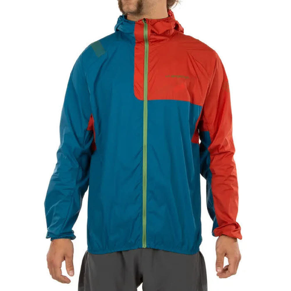 La Sportiva HE Vento Windbreaker M Herren Laufjacke Outdoor rot NEU