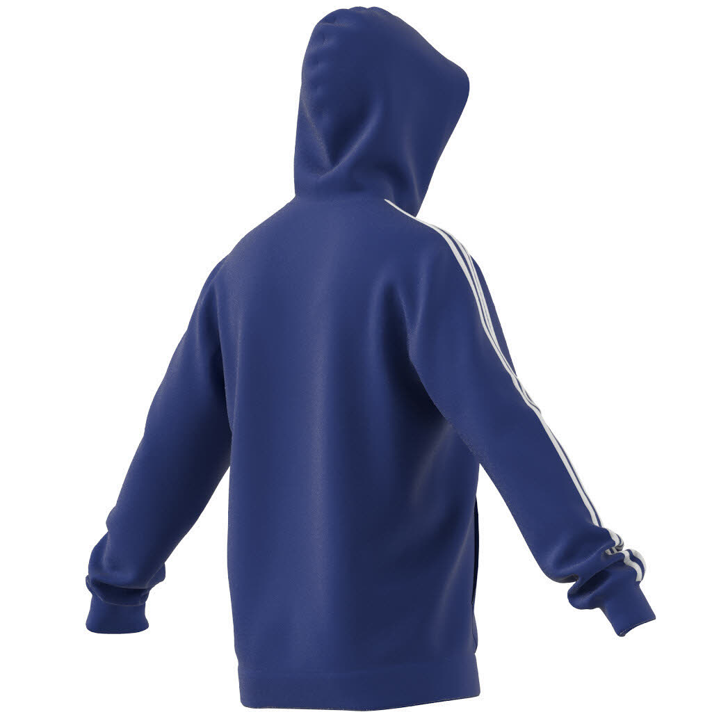 adidas sportswear Herren Kapuzenpullover Blau Weiß