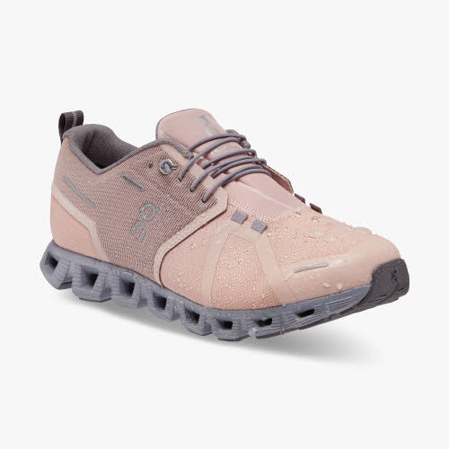 On Cloud 5 Waterproof Laufschuhe Running Sneaker Sport Damen rose/fossil NEU