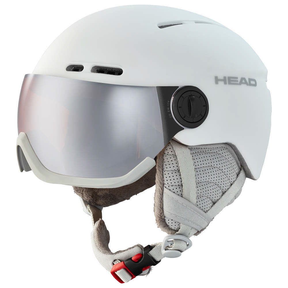 Head Queen Damen Skihelm 20/21 Alpin Snowboardhelm Visierhelm white NEU