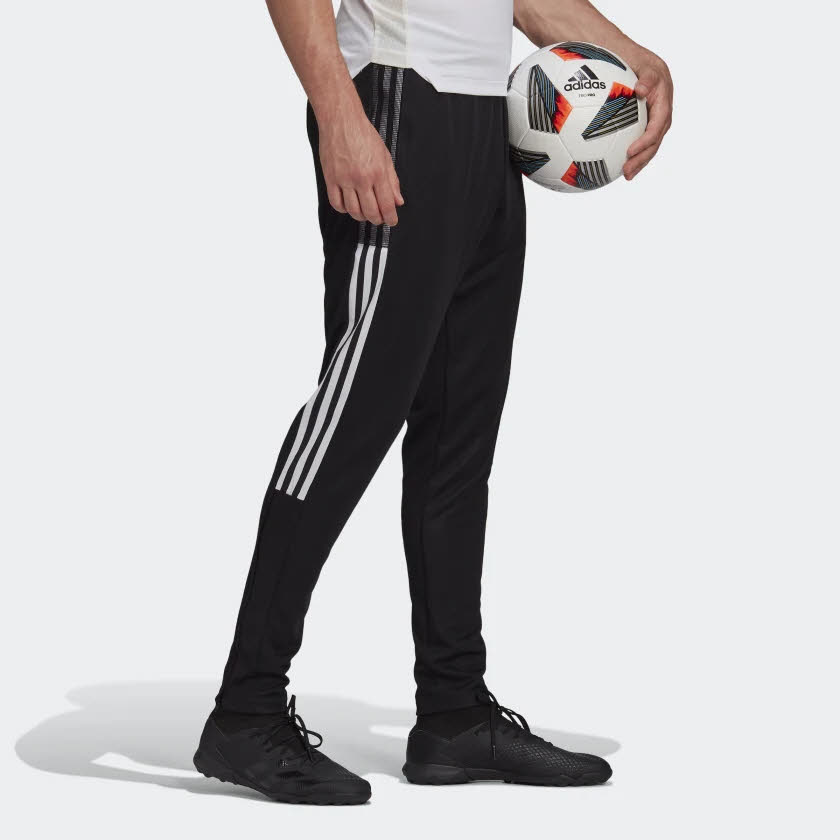 adidas TIRO 21 Trainingshose Fußballhose Jogginghose lang Herren schwarz NEU