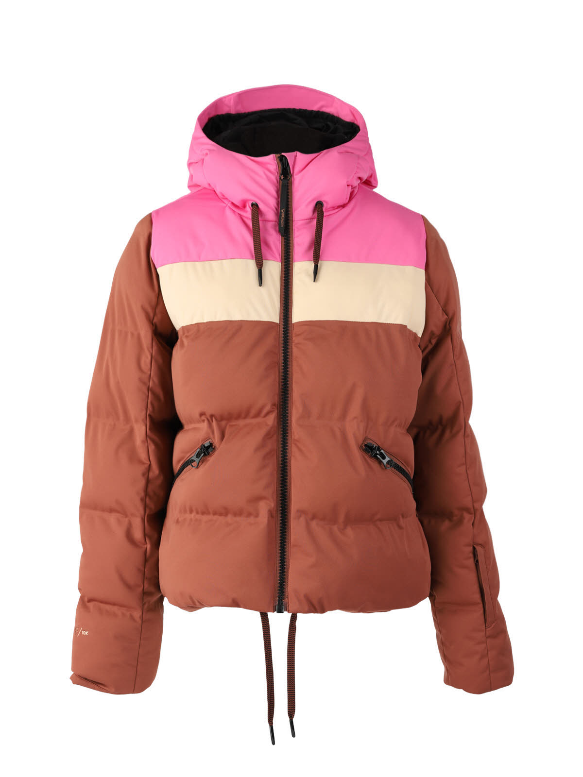 Brunotti Niagona Damen Puffer Skijacke Wintersportjacke Braun