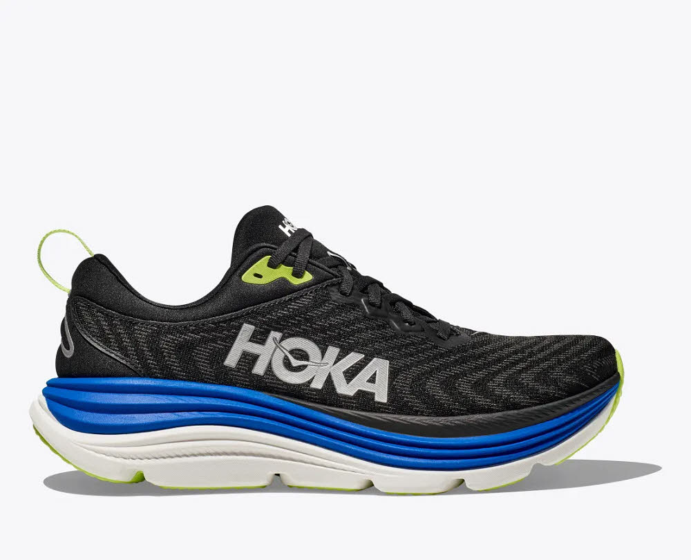 Hoka Gaviota 5 Wide Herren Laufschuhe Joggingschuhe schwarz