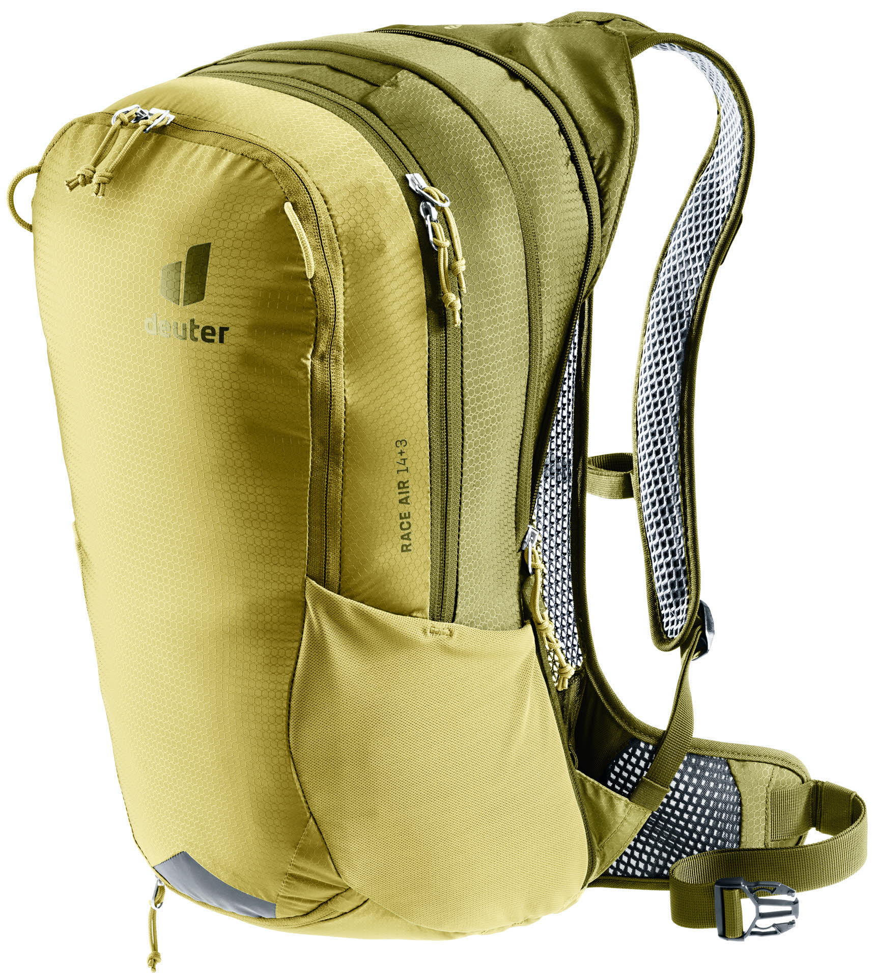 Deuter Race Air 14+3 Unisex Rucksack Fahrradrucksack grün