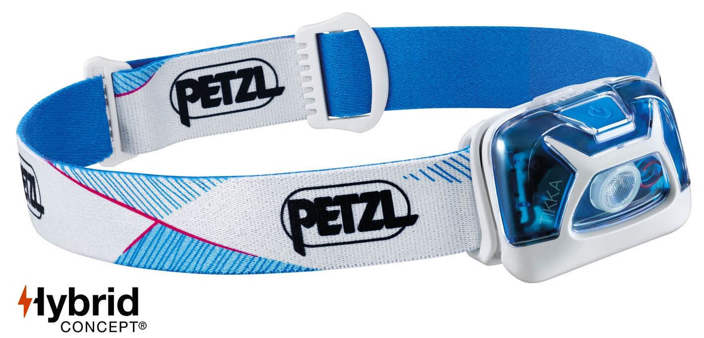 Petzl Tikka Unisex Stirnlampe weiß-blau