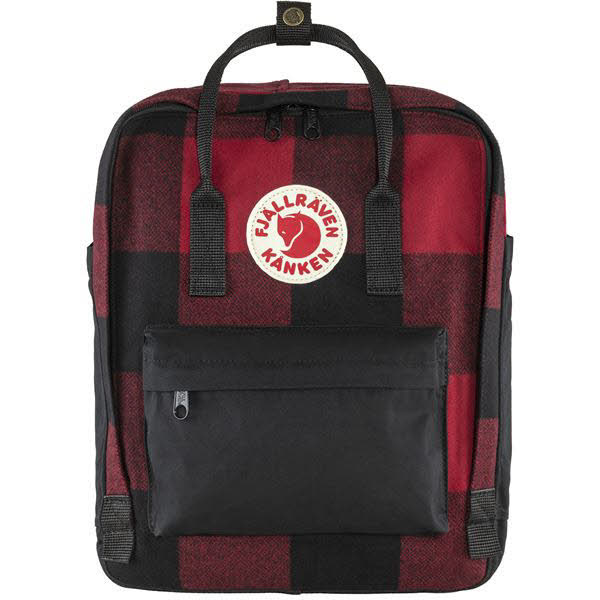 Fjällräven Kanken Re-Wool Tagesrucksack Schulrucksack red/black