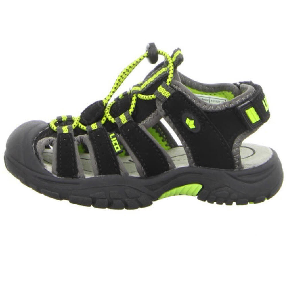 Brütting Trekkingsandale Kinder Sommerschuh Sandalette geschlossen schwarz NEU