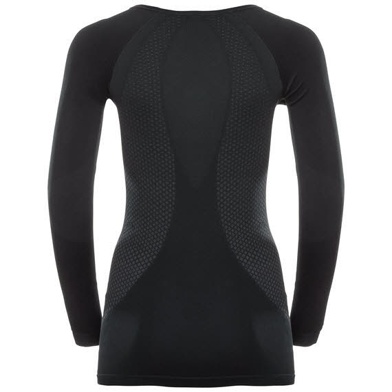 Odlo Performance warm Funktionswäsche Langarm Shirt Damen schwarz NEU