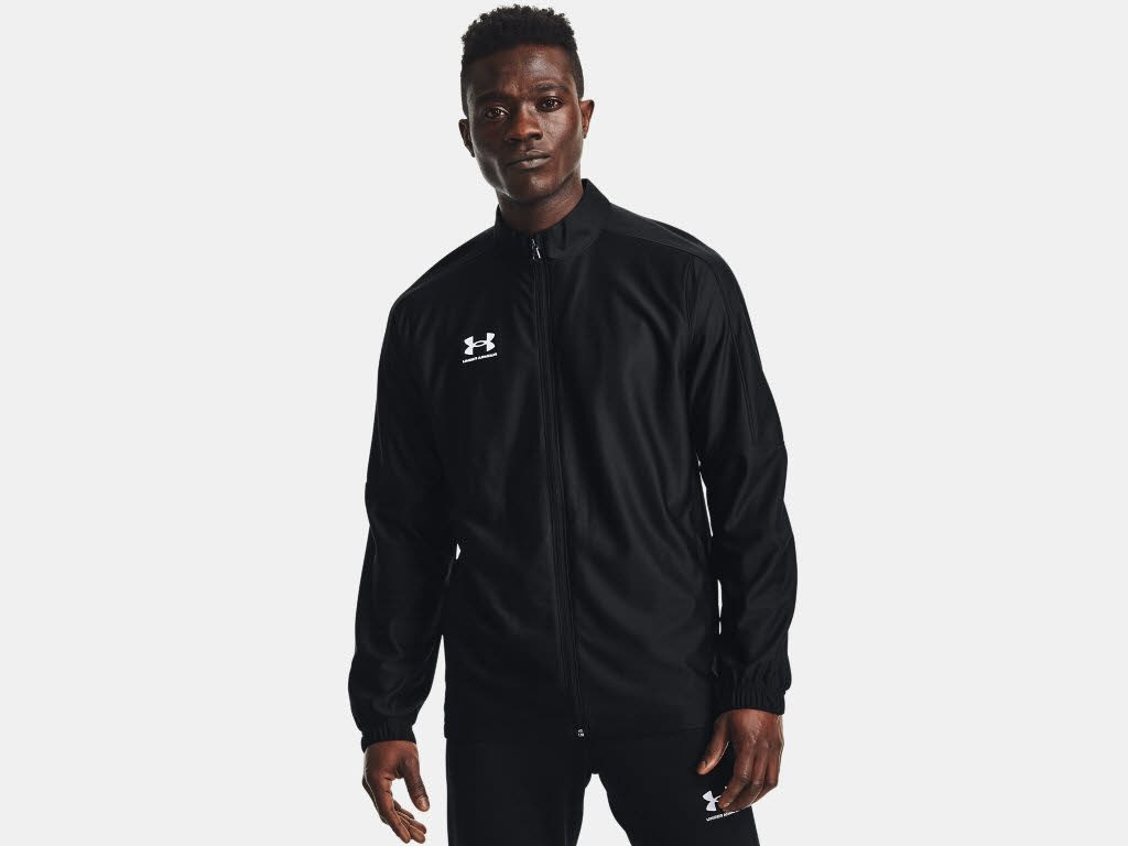 Under Armour Challenger Track Jacket Trainingsjacke Sportjacke Herren schwarz NEU