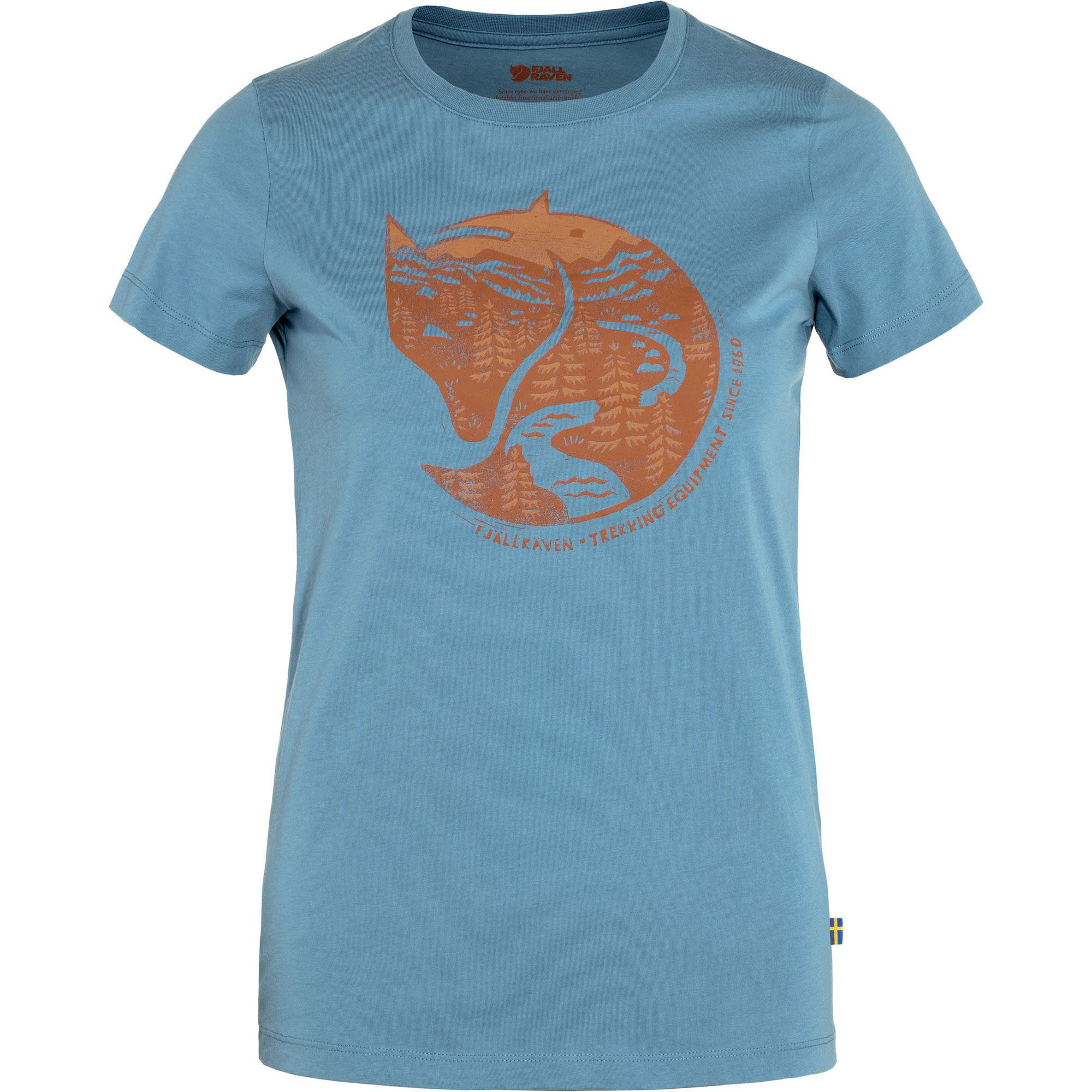 Fjäll Räven Arctic Fox T-Shirt Outdoor-T-Shirt Trekkingshirt blau